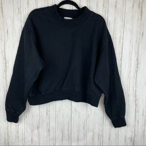 Good American black crew sweatshirt size 5
